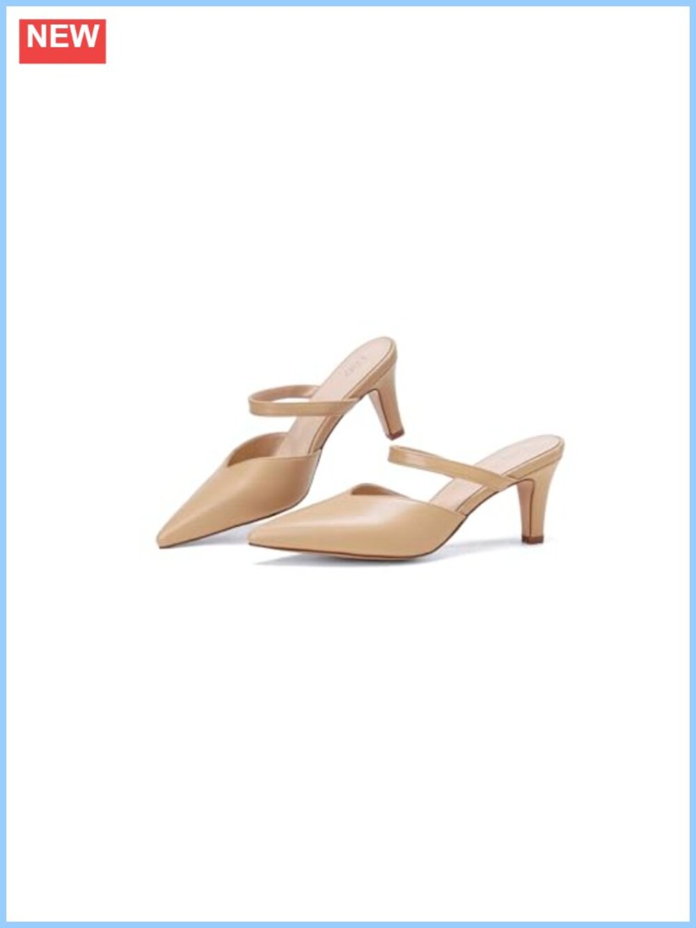 Kitten Heel Mules Pointed Toe Slip On Pearl Pumps Wedding Shoes